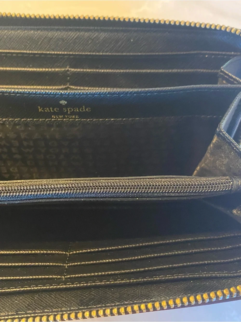 Kate Spade Laurel Way Travel Plaid Zip Around Wallet - Red and black - fall
